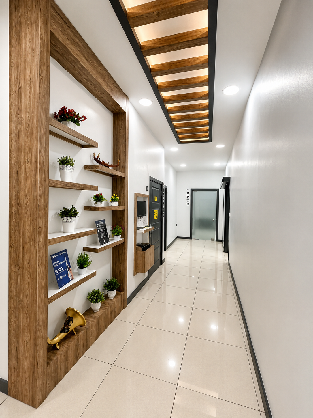Klinik koridoru - Ante Diş Kliniği Nilüfer, Bursa